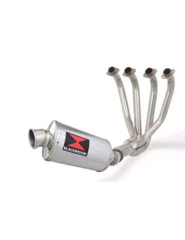 GSX600F GSX 600 F 1988-1997 4-1 Ligne complète & Silencieux Ovale En Inox 230mm