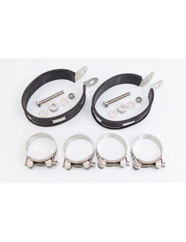GSX1300R GSX 1300 HAYABUSA 2008-2016 4-2 Décatalyseur Ligne complète & Silencieux Ovale en Inox 230mm