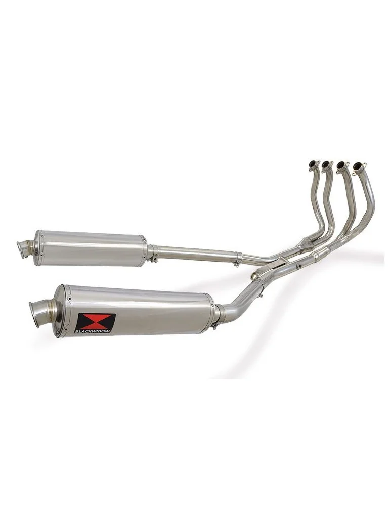 GSX1300R GSX 1300 HAYABUSA 2008-2016 4-2 Décatalyseur Ligne complète & Silencieux Rond En Inox 450mm