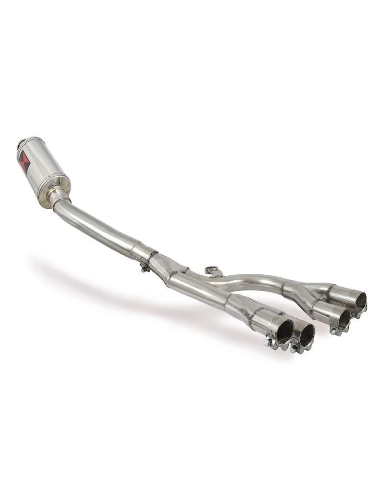 GSX1400 GSX 1400 4-1 Collecteur et Silencieux Ovale En Inox 230mm