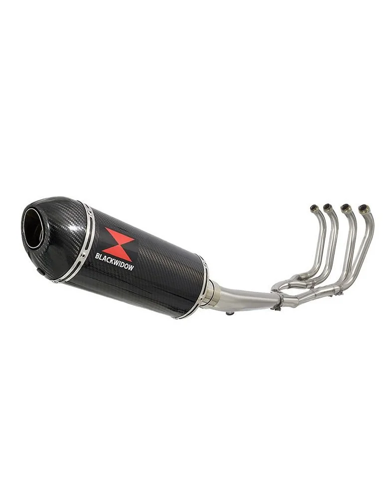 GSX1400 GSX 1400 4-1 Ligne complète & Silencieux Ovale En Carbone 300mm