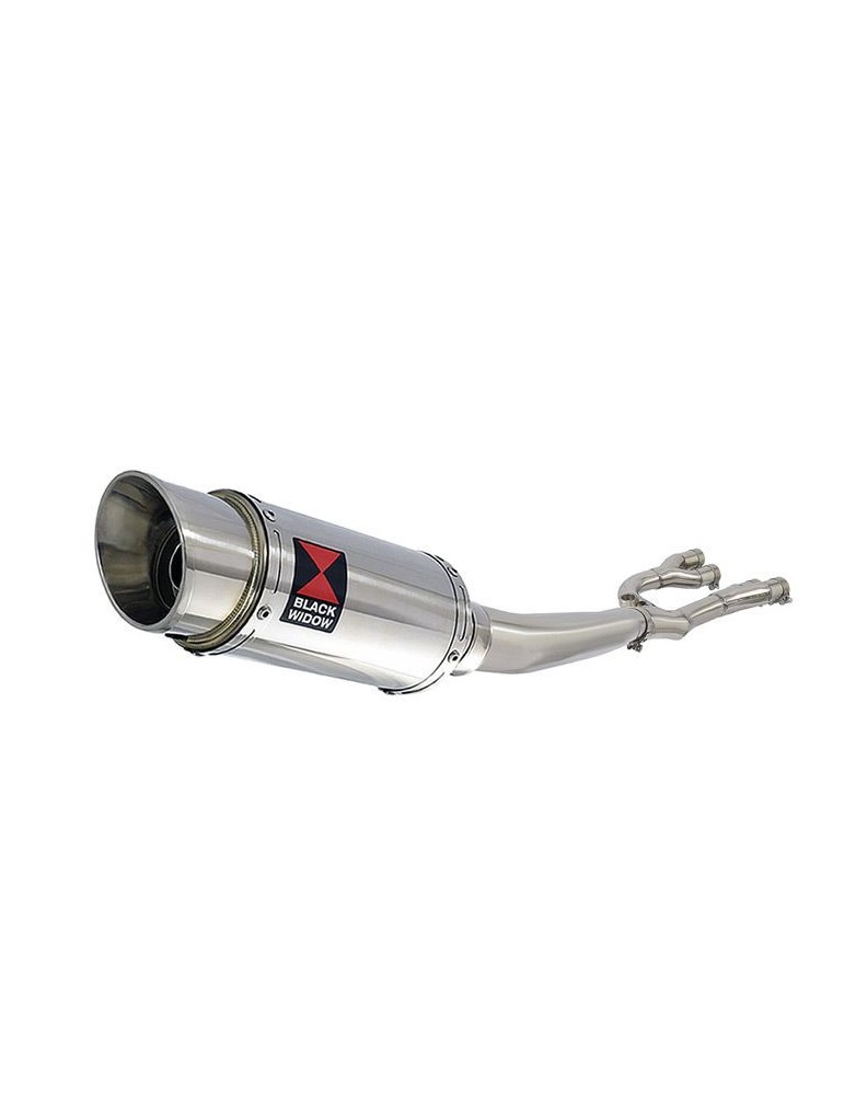 GSX1400 GSX 1400 4-1 Collecteur et Silencieux Rond En Inox 200mm