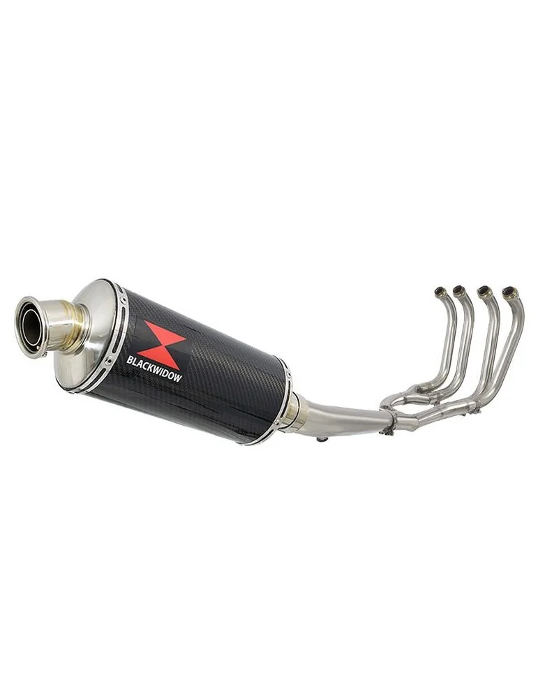 GSX1400 GSX 1400 4-1 Ligne complète & Silencieux Ovale En Carbone 300mm