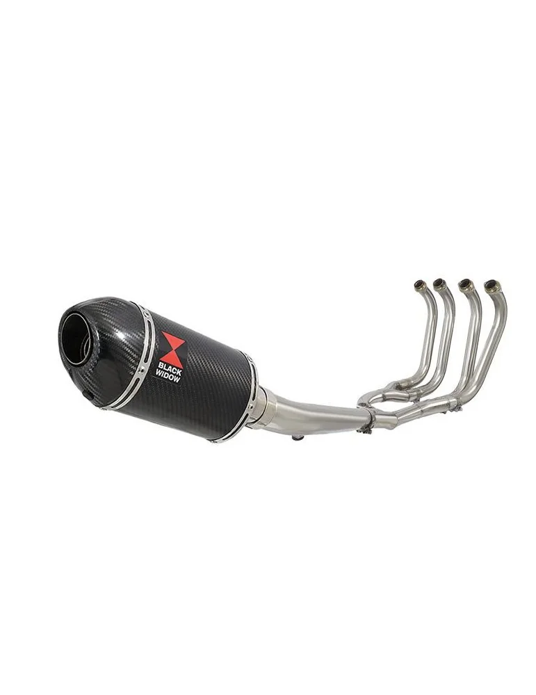 GSX1400 GSX 1400 4-1 Ligne complète & Silencieux Ovale En Carbone 200mm