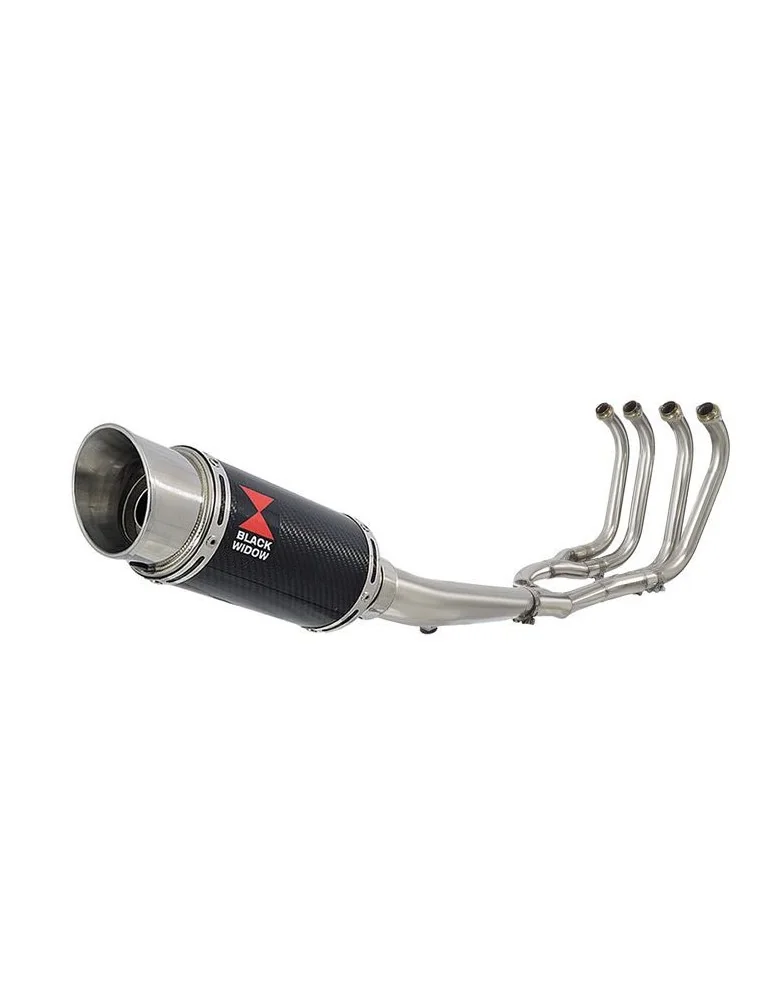 GSX1400 GSX 1400 4-1 Ligne complète & Silencieux Rond En Carbone 200mm