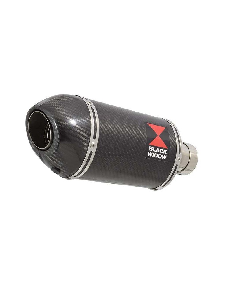 GSX 750 Inazuma Tube de raccord et Silencieux Ovale En Carbone 200mm