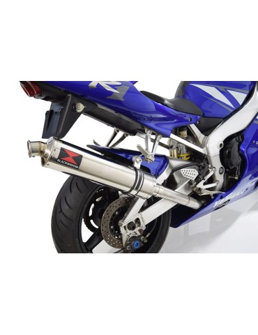 Yamaha YZF R1 98-01 Kit Silencieux & Silencieux Rond En Inox 450mm