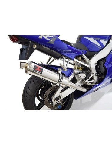 Yamaha YZF R1 98-01 Kit Silencieux & Silencieux Rond En Inox 400mm