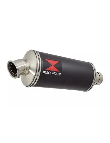 GSX750F GSX 750 F 1989-1997 4-1 Ligne complète & Silencieux Ovale Noir En Inox 300mm