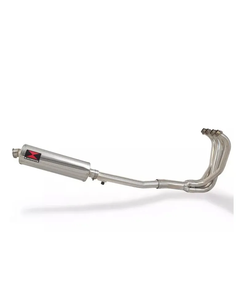 GSX750F GSX 750 F 1998-2006 4-1 Ligne complète & Silencieux Ovale En Inox 400mm
