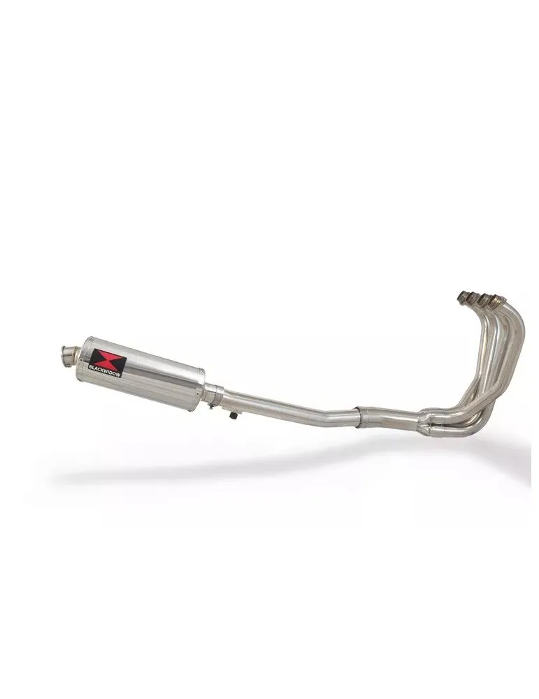 GSX750F GSX 750 F 1998-2006 4-1 Ligne complète & Silencieux Ovale En Inox 300mm