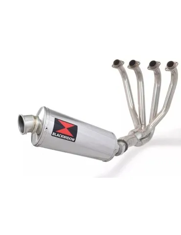 GSX750F GSX 750 F 1998-2006 4-1 Ligne complète & Silencieux Ovale En Inox 300mm