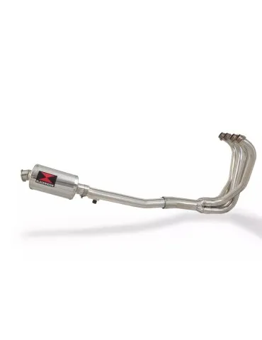 GSX750F GSX 750 F 1998-2006 4-1 Ligne complète & Silencieux Ovale En Inox 230mm