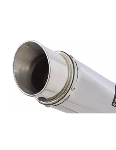 GSX750F GSX 750 F 1998-2006 4-1 Ligne complète & Silencieux Rond En Inox 200mm