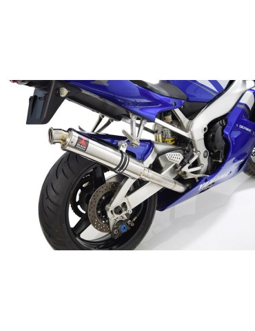 Yamaha YZF R1 98-01 Kit Silencieux & Silencieux Rond En Inox 350mm