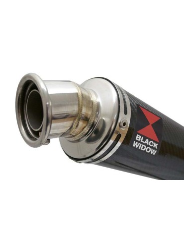 Yamaha YZF R1 98-01 Silencieux Kit & Silencieux Rond En Carbone 350mm