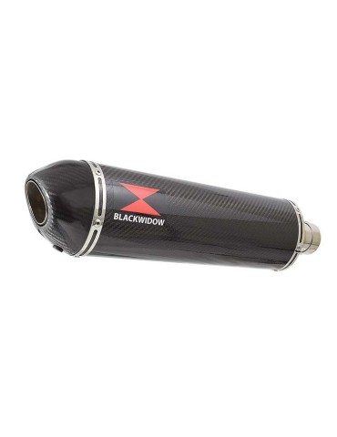 GSF 600 GSF600 Bandit 1995-2004 Refroidissement à Huile / Tube de raccord et Silencieux Ovale En Carbone 400mm