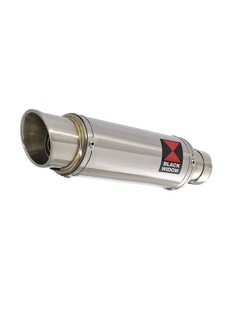 GSF 600 GSF600 Bandit 1995-2004 Refroidissement à Huile / Tube de raccord et Silencieux Rond GP Style En Inox 230mm