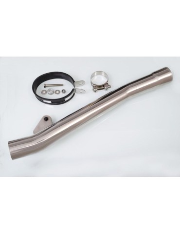 GSF 600 GSF600 Bandit 1995-2004 Refroidissement à Huile / Tube de raccord et Silencieux Ovale Noir En Inox + Canule En Carbone 3