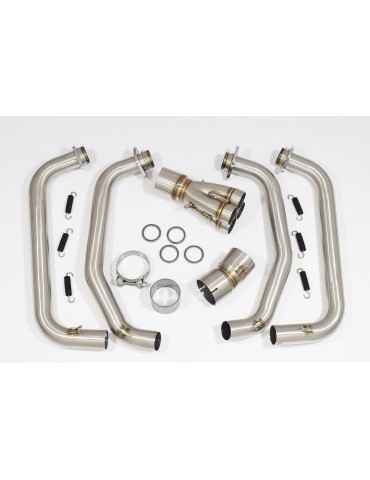 GSF 600 GSF600 Bandit 1995-2004 Refroidissement à Huile / Collecteur Race / Tube de raccord (Down Pipes) 
