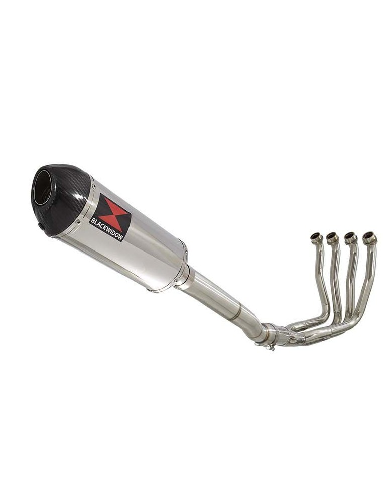 Yamaha YZF R1 98-01 Ligne complète & Silencieux Ovale En Inox + Canule En Carbone 300mm
