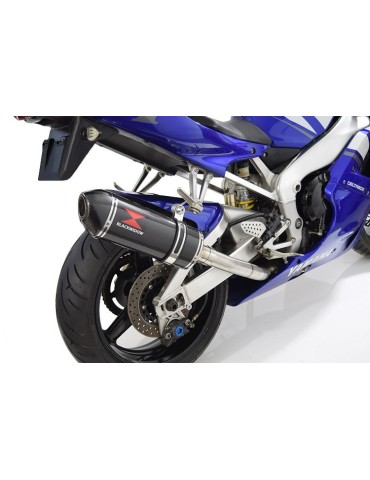 Yamaha YZF R1 98-01 Kit Silencieux & Silencieux Ovale En Carbone 300mm