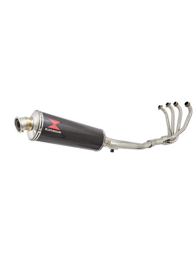 GSF650 Bandit 2005-2006 K5 K6 Ligne complète & Silencieux Ovale En Carbone 400mm