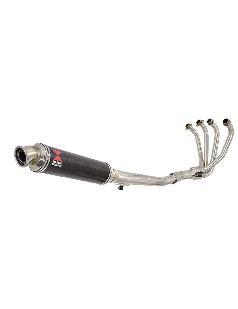 GSF650 Bandit 2005-2006 K5 K6 Ligne complète & Silencieux Rond En Carbone 350mm