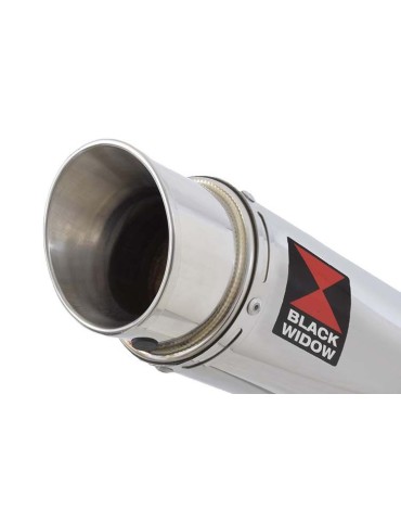 GSF650 Bandit 2005-2006 K5 K6 Ligne complète & Silencieux Rond GP Style En Inox 350mm