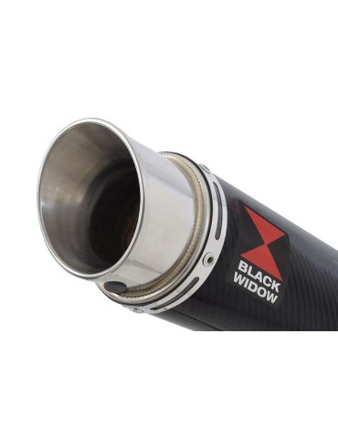 GSF650 Bandit 2005-2006 K5 K6 Ligne complète & Silencieux GP Rond En Carbone 350mm