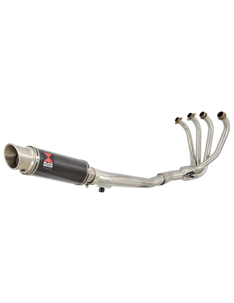 GSF650 Bandit 2005-2006 K5 K6 Ligne complète & Silencieux GP Rond En Carbone + Canule en Titane 230mm