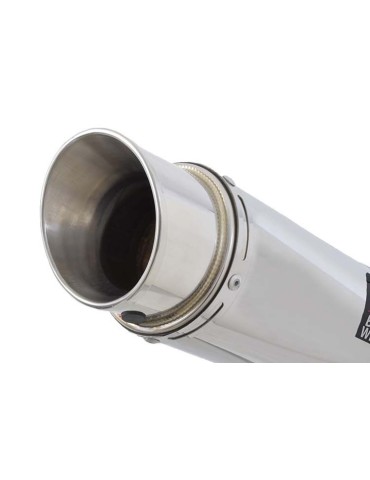 GSF650 Bandit 2005-2006 K5 K6 Ligne complète & Silencieux Rond En Inox 200mm