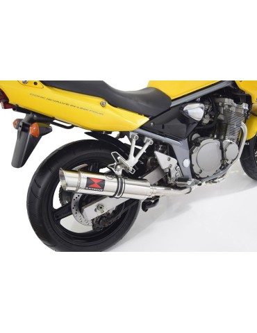 GSF 600 GSF600 Bandit 1995-2004 Refroidissement à Huile / Ligne complète & Silencieux Rond GP Style En Inox 360mm