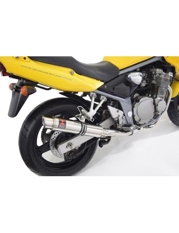 GSF 600 GSF600 Bandit 1995-2004 Refroidissement à Huile / Ligne complète & Silencieux Rond GP Style En Inox 350mm