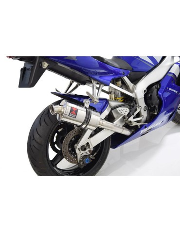 Yamaha YZF R1 98-01 Kit Silencieux & Silencieux Ovale En Inox 230mm