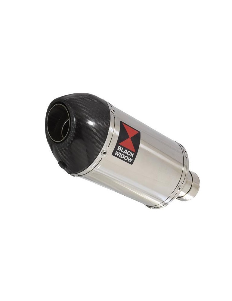 Yamaha YZF R1 98-01 Kit Silencieux & Silencieux Ovale En Inox + Canule En Carbone 200mm