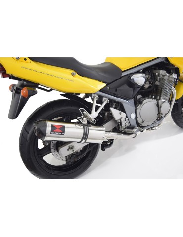 GSF650 Bandit 2005-2006 K5 K6 Oil Cooled Performance Race Exhaust Steel Stainless + Carbon Silencieux 400mm