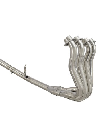 GSX-S 1000 F Décatalyseur Race Ligne complètes + Ovale Silencieux En Inox + Carbon Tip 400mm