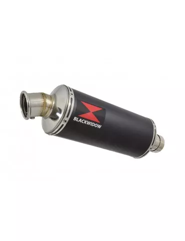 GSX-S 1000 F Décatalyseur Race Ligne complètes + Rond Black Silencieux En Inox 300mm