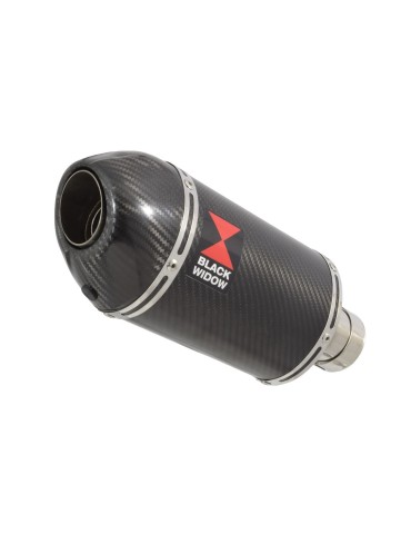 GSX-S 1000 F Décatalyseur Race Ligne complètes + Ovale En Carbone Silencieux 200mm