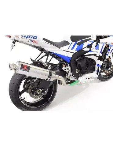 GSXR1000 K7 K8 4-1 Decata Conversion Kit + Silencieux Ovale En Inox 400mm