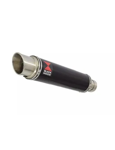 GSXR1000 K7 K8 4-1 Decata Conversion Kit + Silencieux GP Rond Noir En Inox 350mm