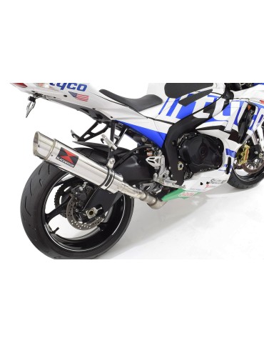 GSXR1000 L2 L3 L4 L5 L6 2012 - 2016 Tube de raccord et Silencieux GP Rond En Inox 360mm