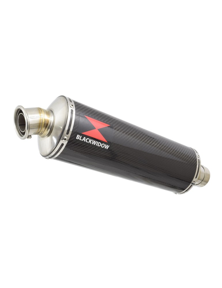 GSXR1000 L2 L3 L4 L5 L6 2012 - 2016 Tube de raccord et Silencieux Ovale En Carbone 400mm