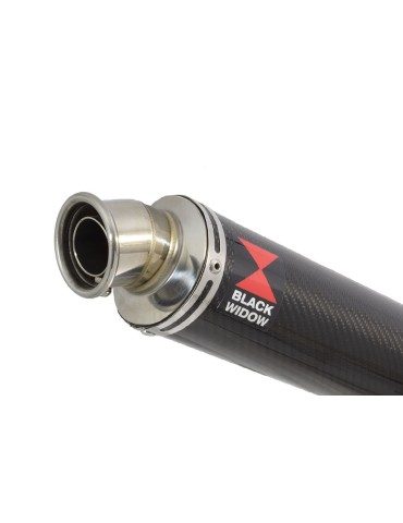 GSXR1000 L2 L3 L4 L5 L6 2012 - 2016 Tube de raccord et Silencieux Rond En Carbone 350mm