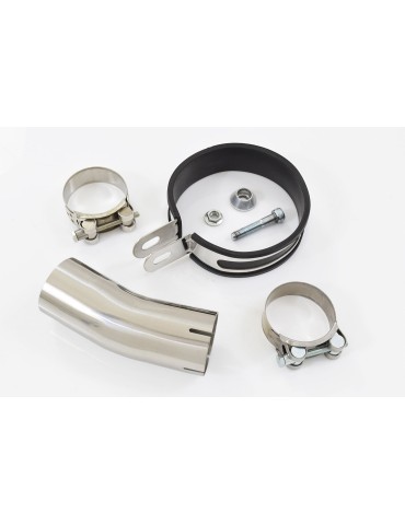 GSXR1000 L2 L3 L4 L5 L6 2012 - 2016 Tube de raccord et Silencieux Rond En Carbone 350mm