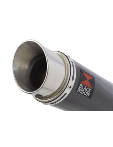 GSXR1000 L2 L3 L4 L5 L6 2012 - 2016 Tube de raccord et Silencieux GP Rond En Carbone 350mm