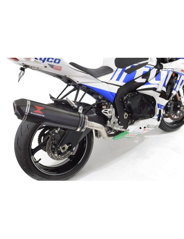 GSXR 1000 K9 L0 L1 4-1 Decata Conversion Kit / Silencieux Ovale En Carbone 400mm