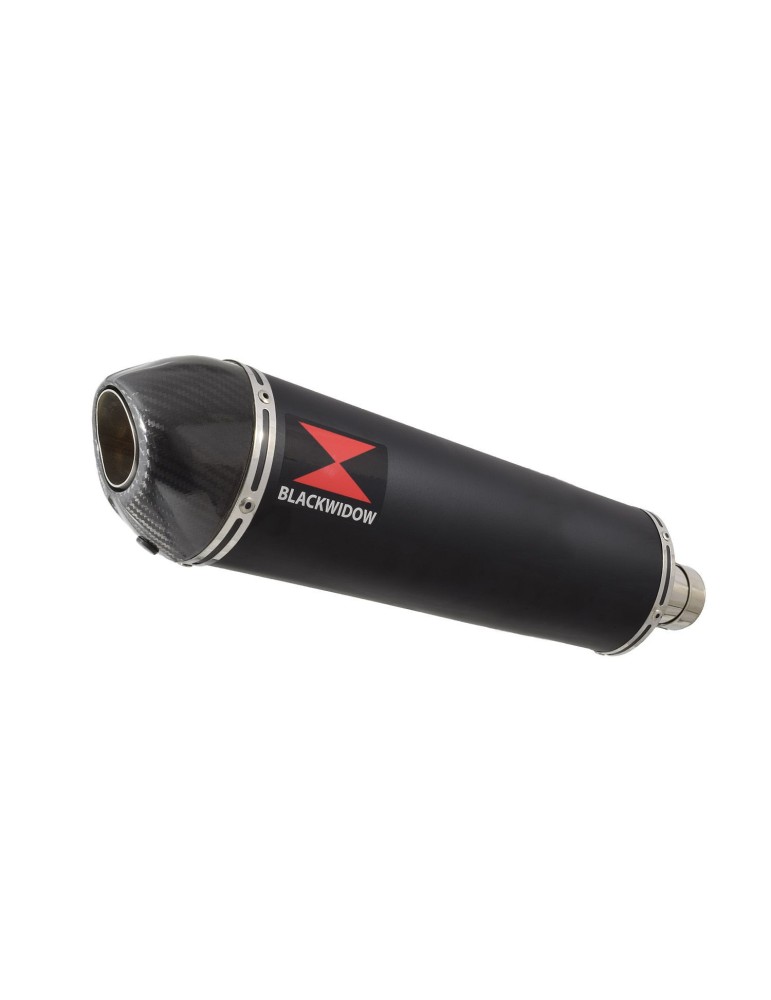 GSXR 1000 K9 L0 L1 4-1 Decata Conversion Kit / Silencieux Ovale Noir En Inox + Canule en Carbone 400mm