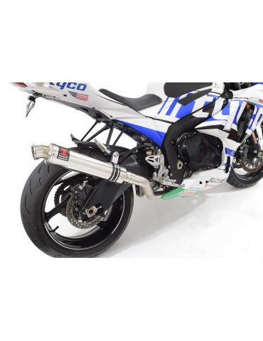 GSXR 1000 K9 L0 L1 4-1 Decata Conversion Kit /Silencieux Rond En Inox 350mm
